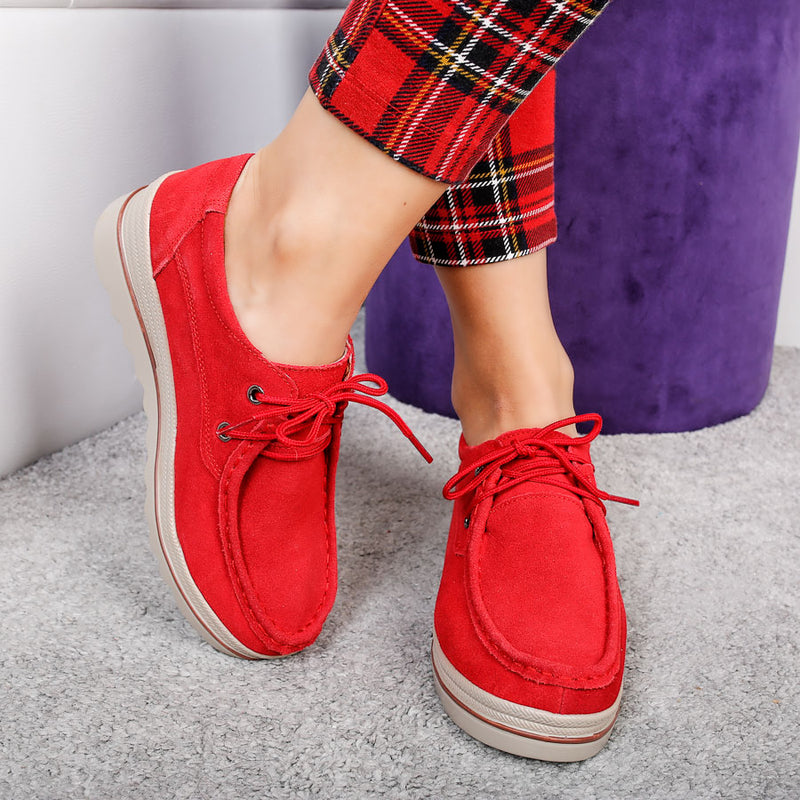 Mocasini dama Tinley - Red