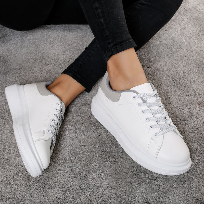 Pantofi sport Evona - White/Grey