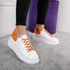 Pantofi sport Evona - White/Orange