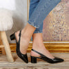 Pantofi dama cu toc Venecia - Black