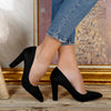 Pantofi dama cu toc Selena - Black