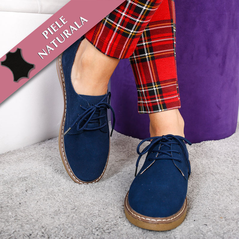 Mocasini dama Adalynn - Navy