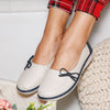Pantofi dama Kristena - Beige/Blue