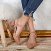 Pantofi dama cu toc Belisa - Beige