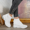 Pantofi sport cu platforma Afrodita - White