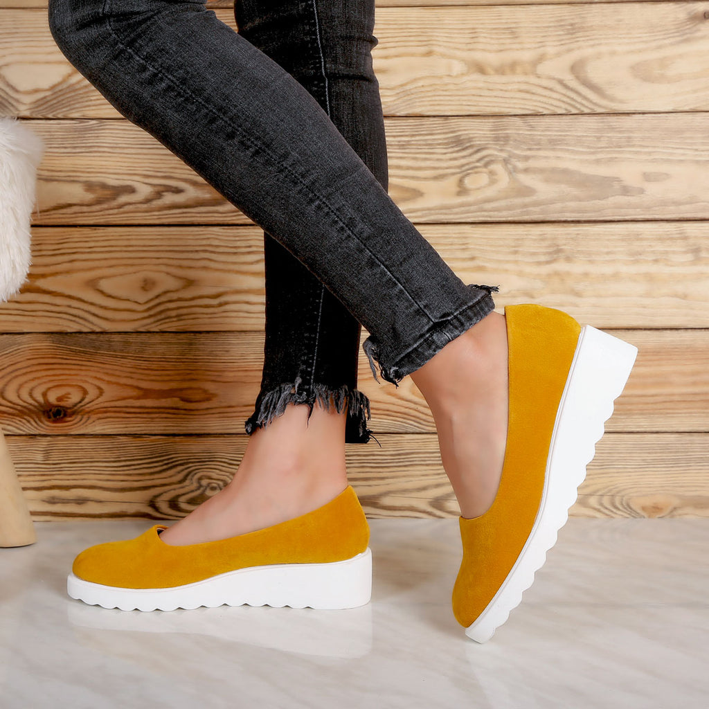 Pantofi Casual Letisha - Yellow