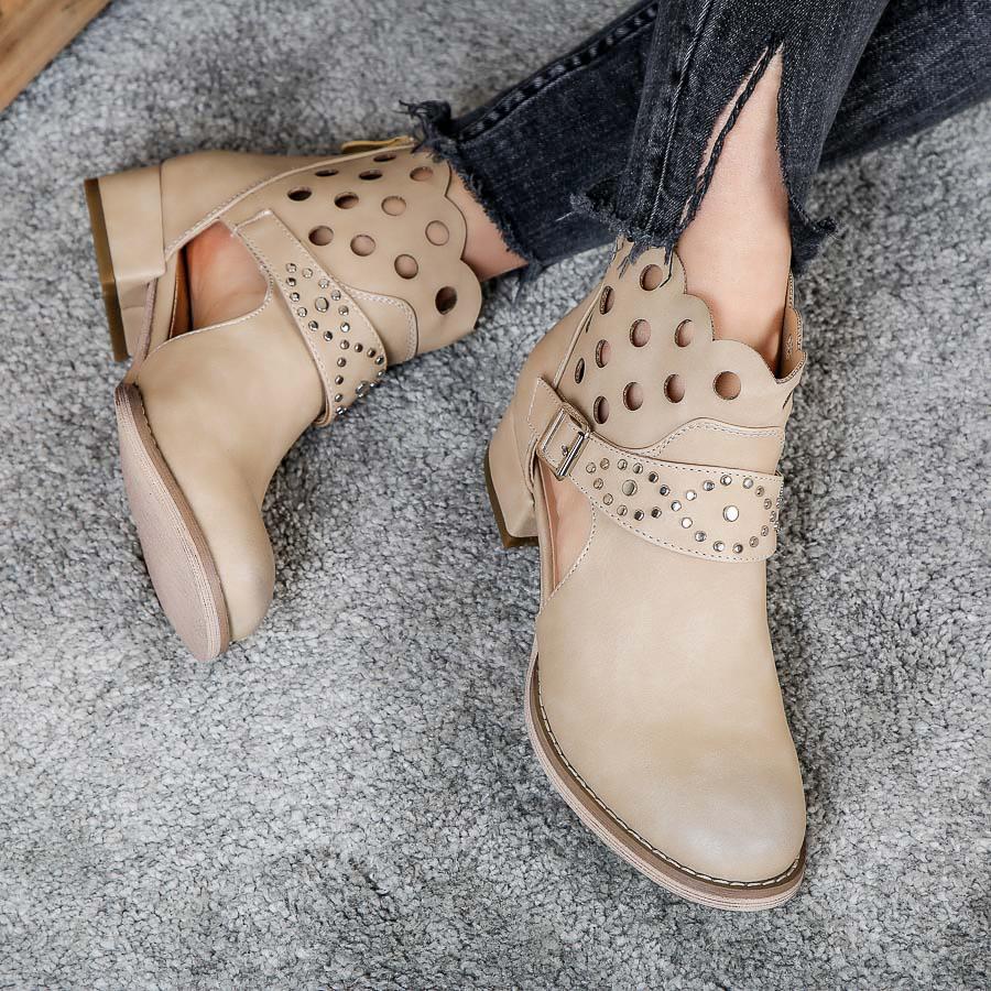 Ghete dama Ariande - Beige