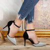 Pantofi dama cu toc Denisa - Silver