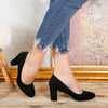 Pantofi dama cu toc Karlita - Black