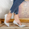 Pantofi dama cu toc Vita - Silver