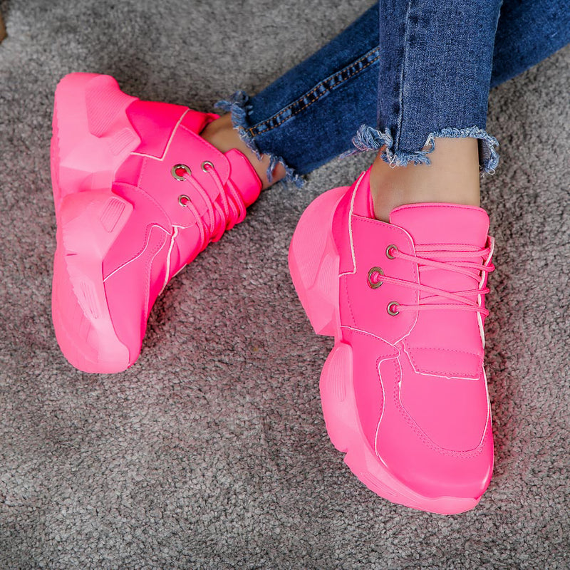 Pantofi sport Kayli - Fushia