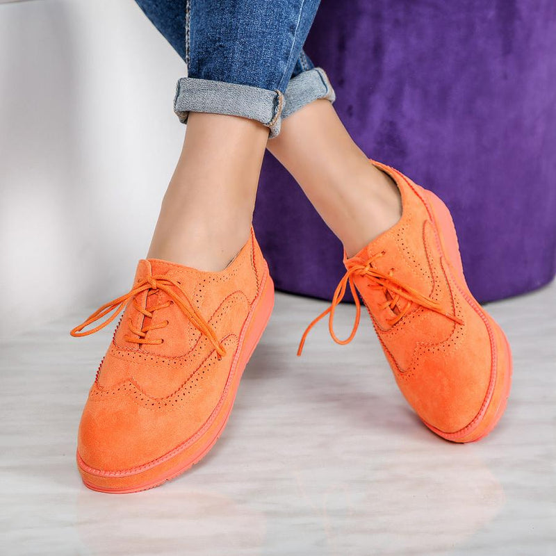 Mocasini dama Aitana - Orange