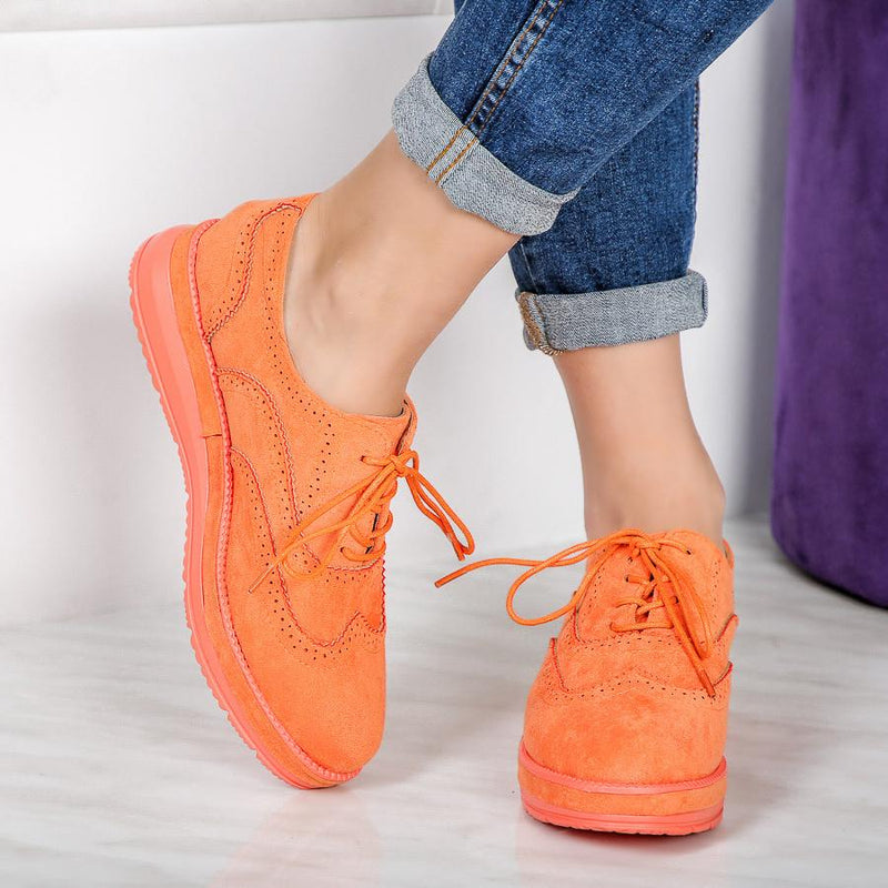 Mocasini dama Aitana - Orange