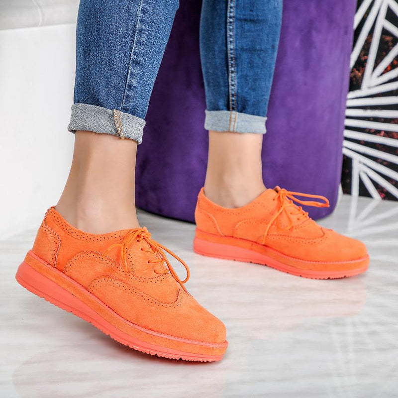 Mocasini dama Aitana - Orange