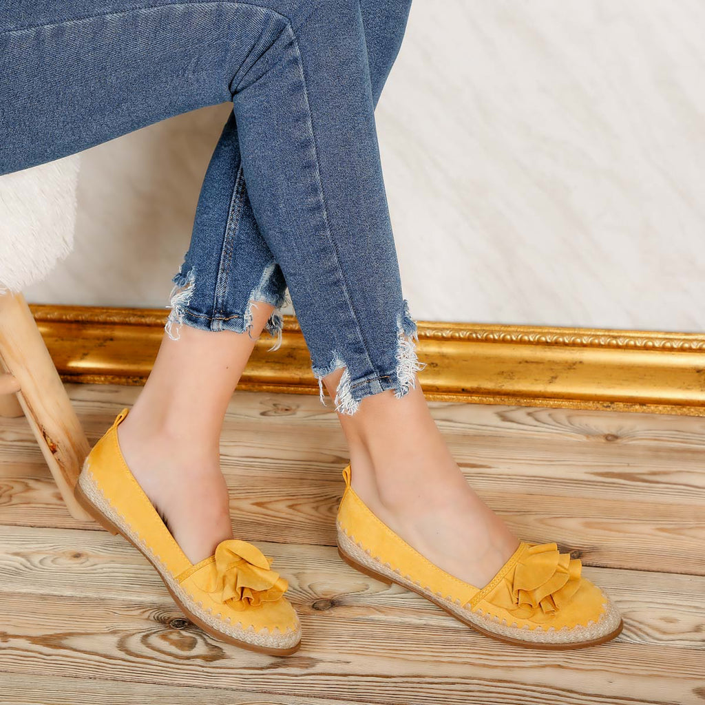 Espadrile dama Nika - Yellow