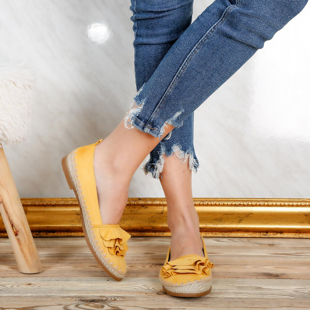 Espadrile dama Nika - Yellow