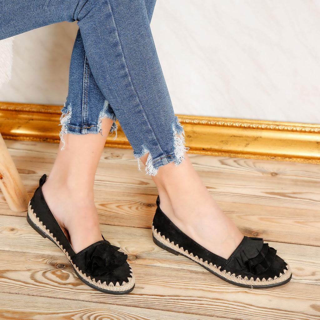 Espadrile dama Nika - Black