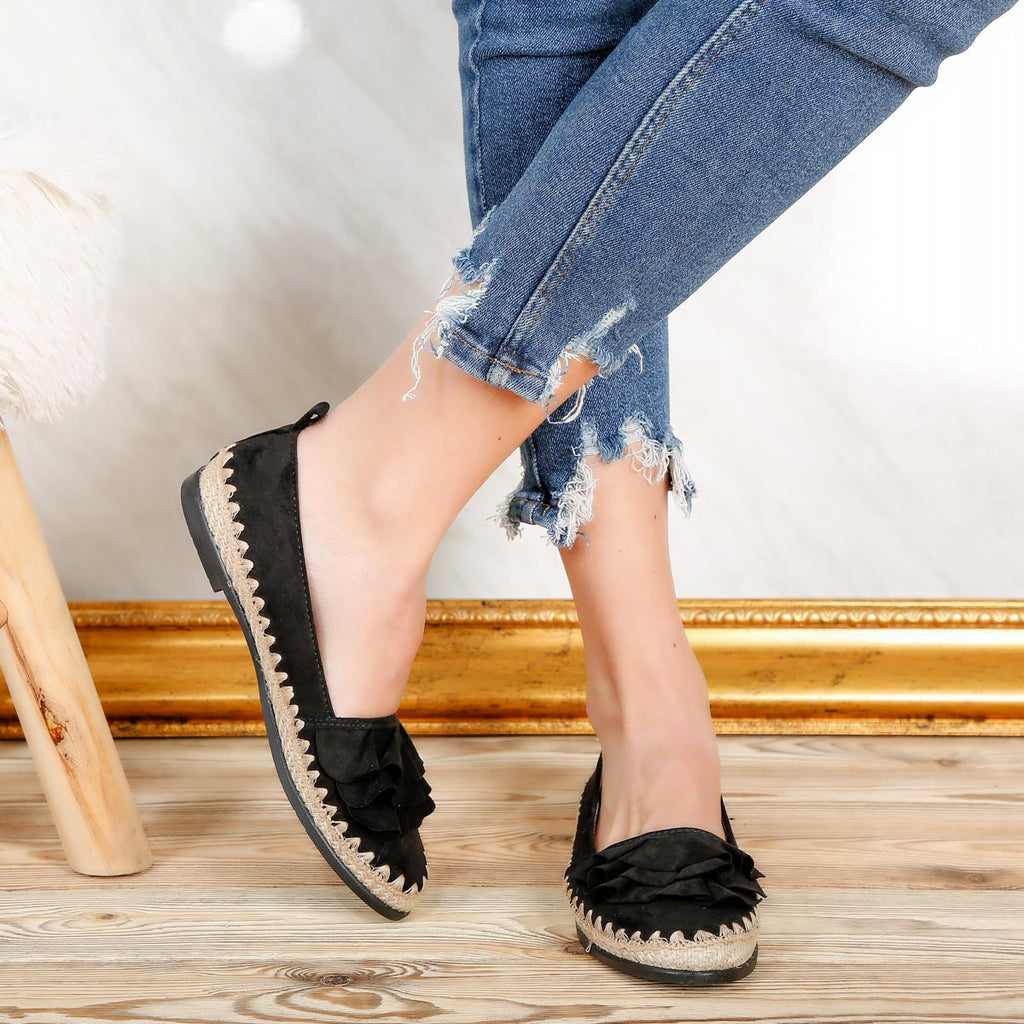 Espadrile dama Nika - Black