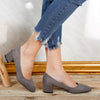 Pantofi dama cu toc Liona - Grey