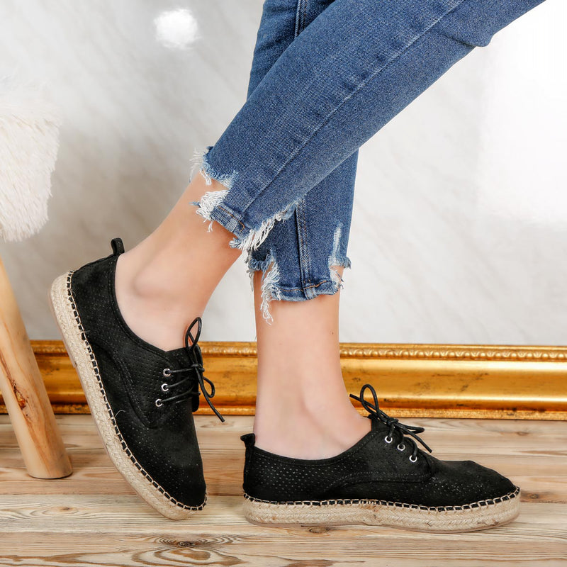 Espadrile dama Marbella - Black