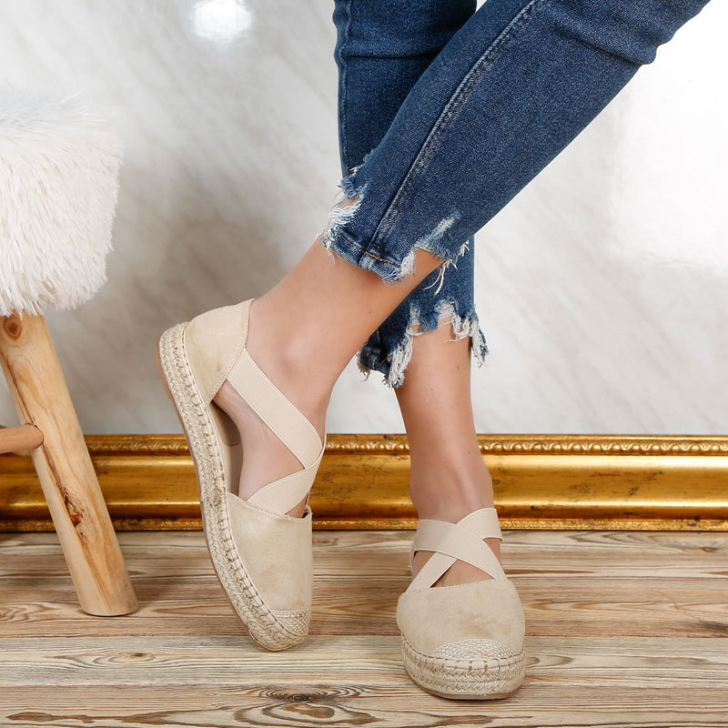 Espadrile dama Nana - Beige