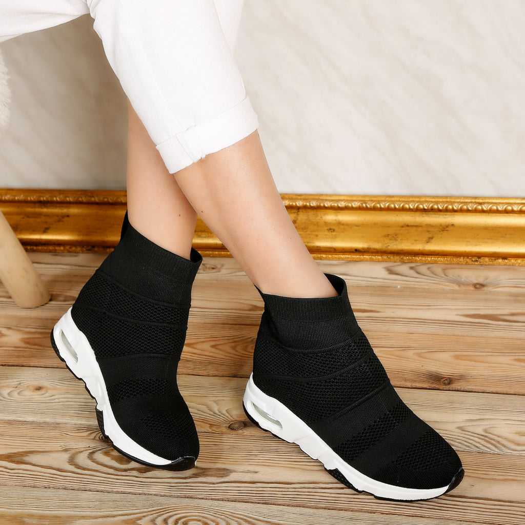 Pantofi sport cu platforma Kylie - Black