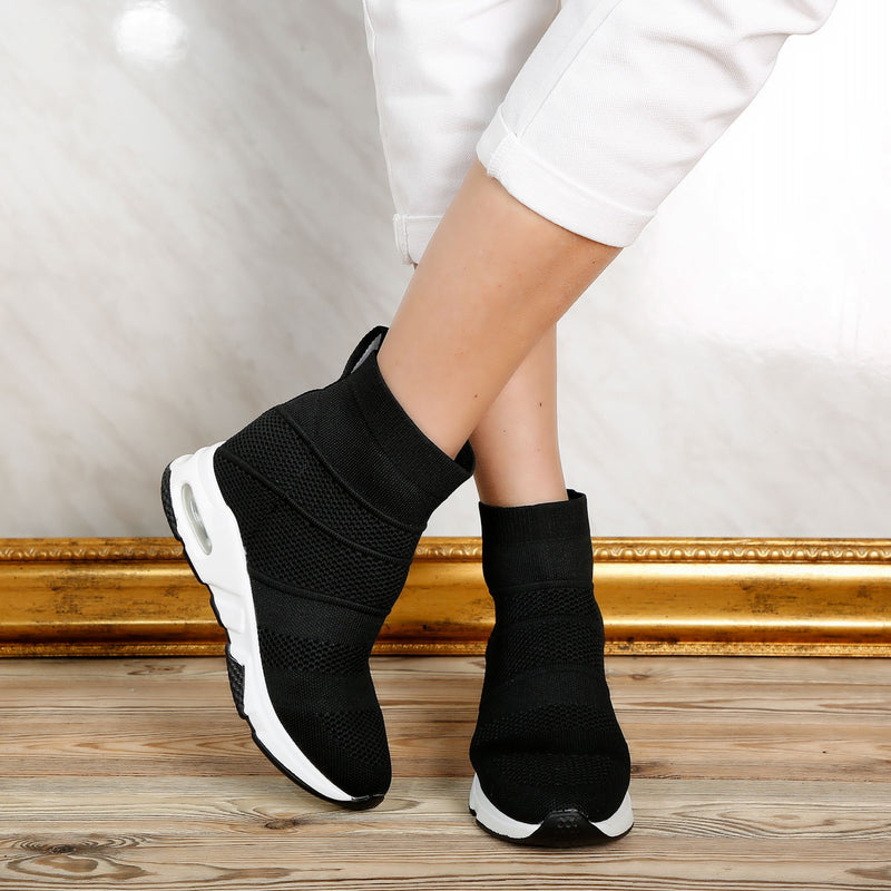 Pantofi sport cu platforma Kylie - Black