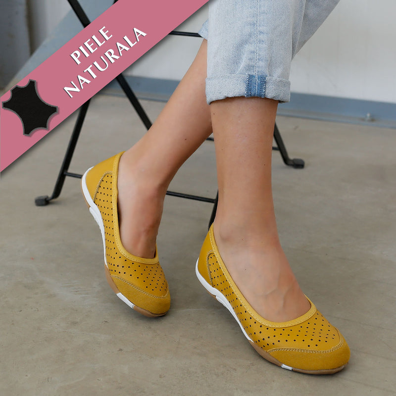 Pantofi dama Dania - Yellow