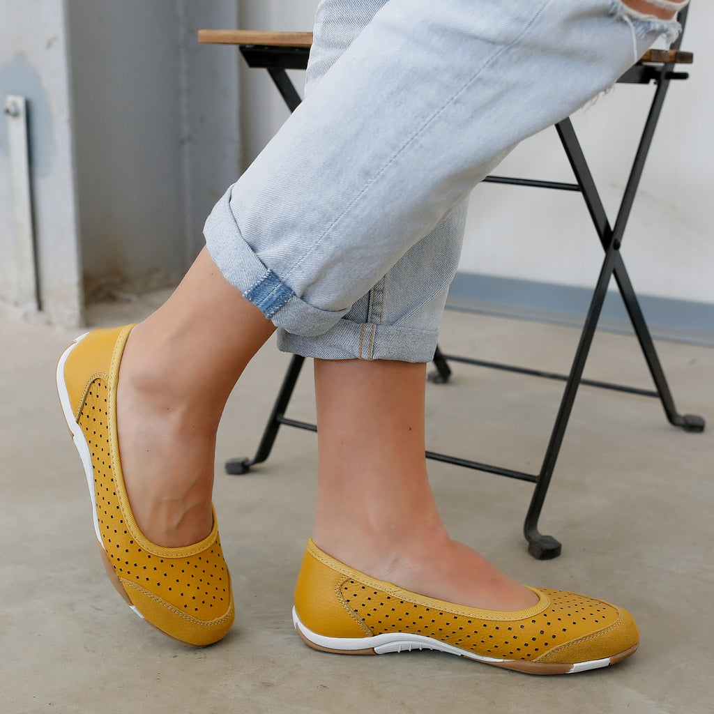 Pantofi dama Dania - Yellow