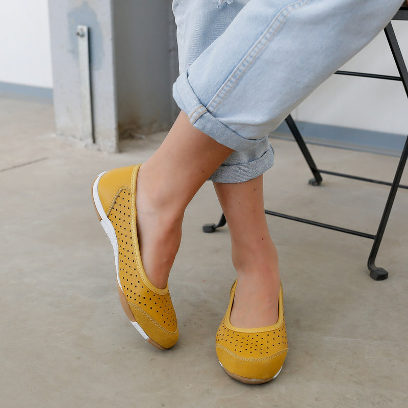 Pantofi dama Dania - Yellow