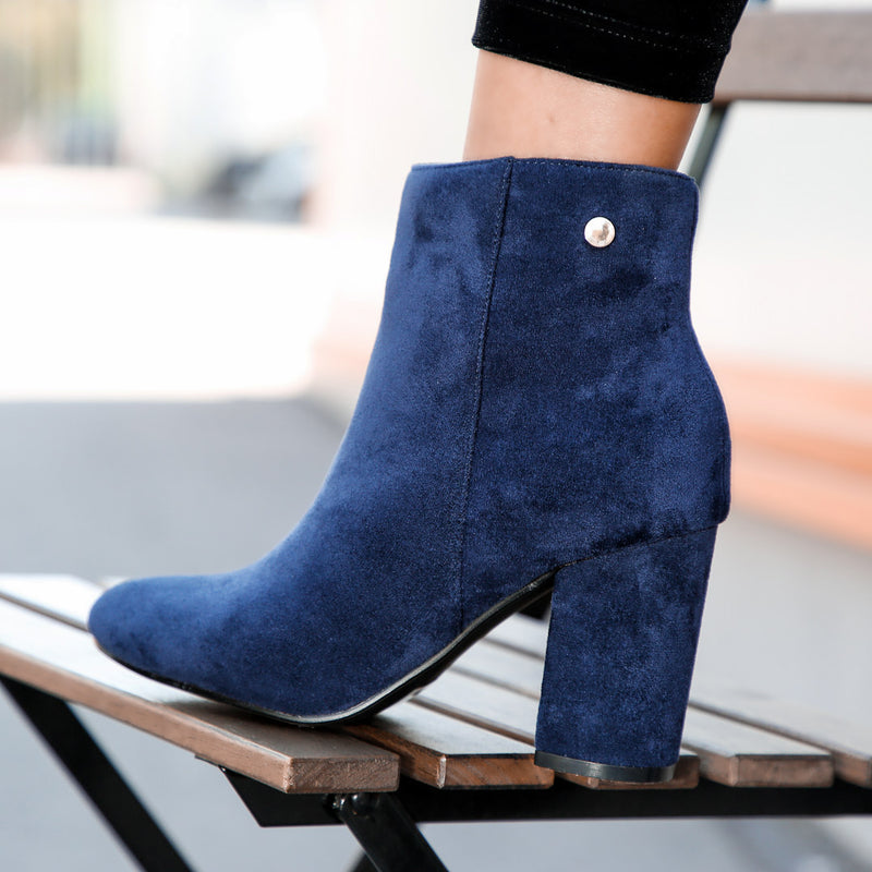 Botine dama Sanita - Navy