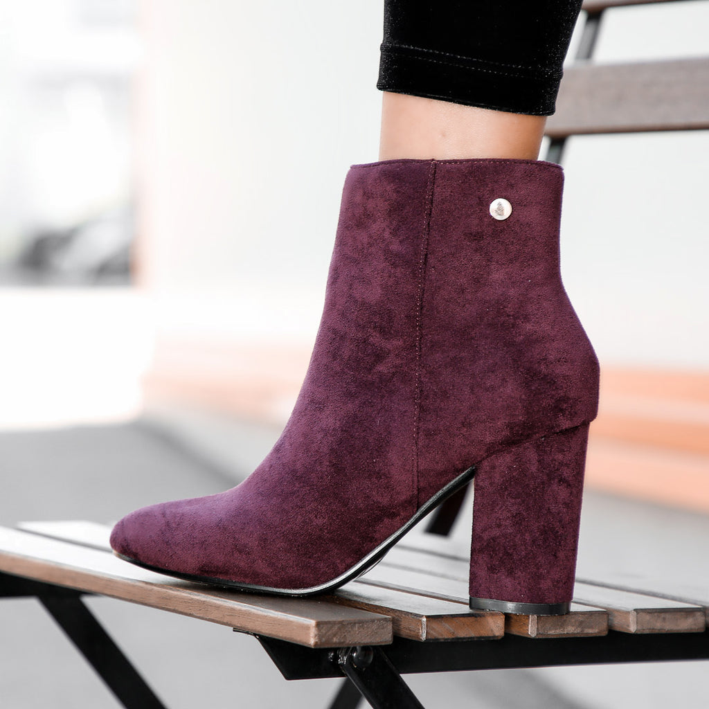 Botine dama Sanita - Wine