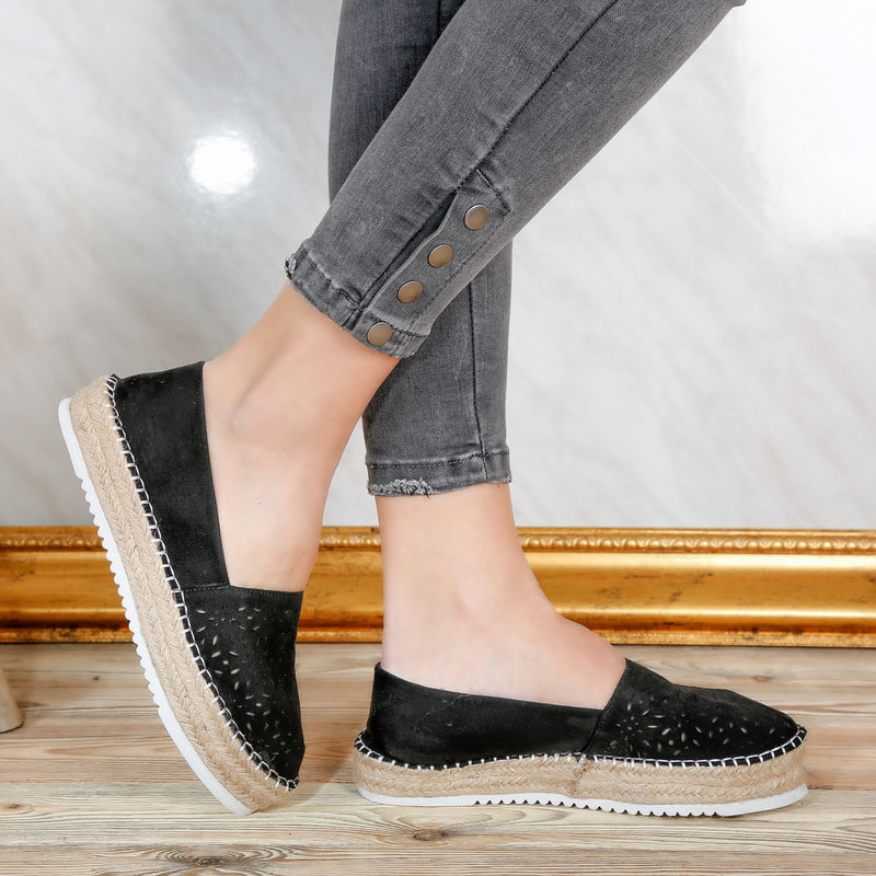 Espadrile dama Petra - Black