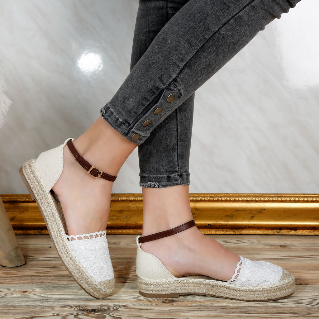 Espadrile dama Iloria - White