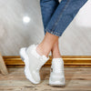 Pantofi sport cu platforma Stasy - White