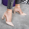 Pantofi cu toc Amiliya - Beige