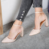 Pantofi cu toc Amiliya - Beige