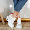 Pantofi sport cu platforma Anabel - White