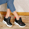 Pantofi sport cu platforma Anabel - Black