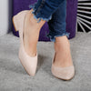 Pantofi dama cu toc Ilayza - Beige