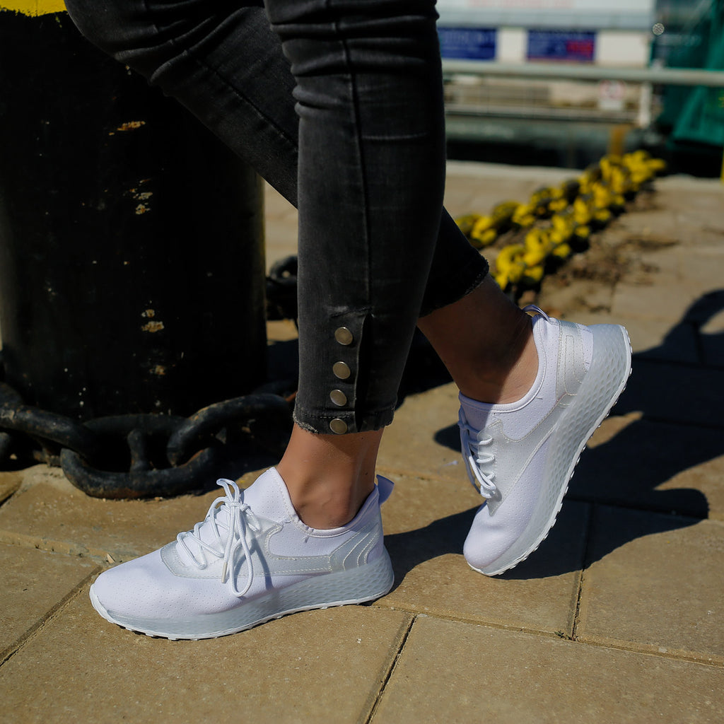 Pantofi sport Trisa - White