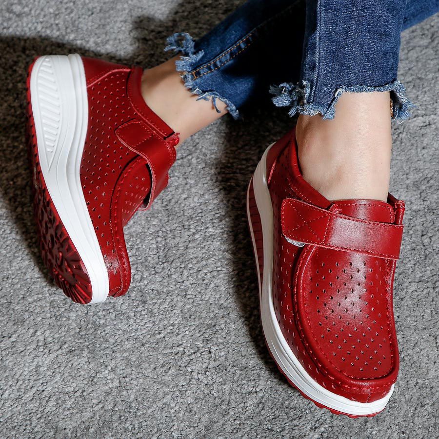 Pantofi dama cu platforma Brynn - Red