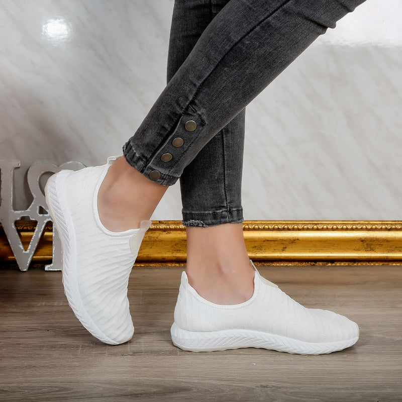 Pantofi sport Nella - White