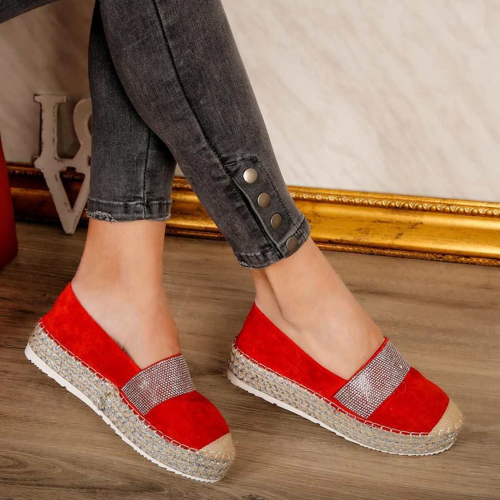 Espadrile dama Bett - Red