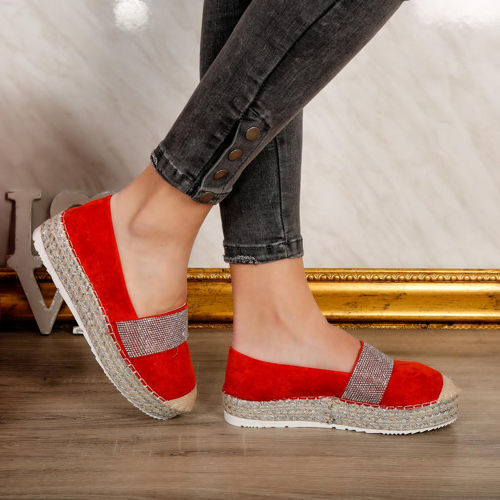 Espadrile dama Bett - Red