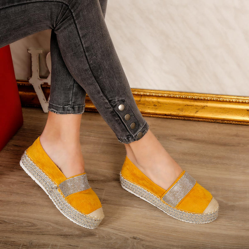 Espadrile dama Bett - Yellow