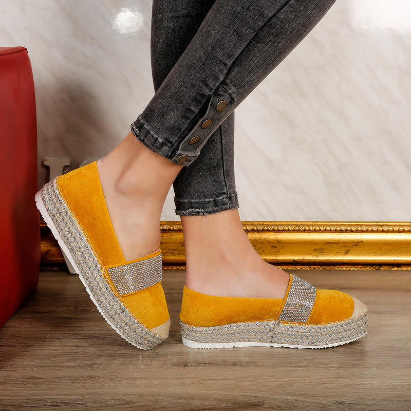 Espadrile dama Bett - Yellow