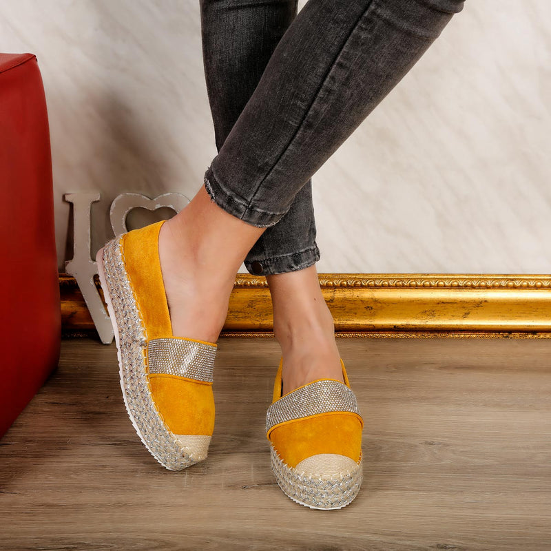 Espadrile dama Bett - Yellow