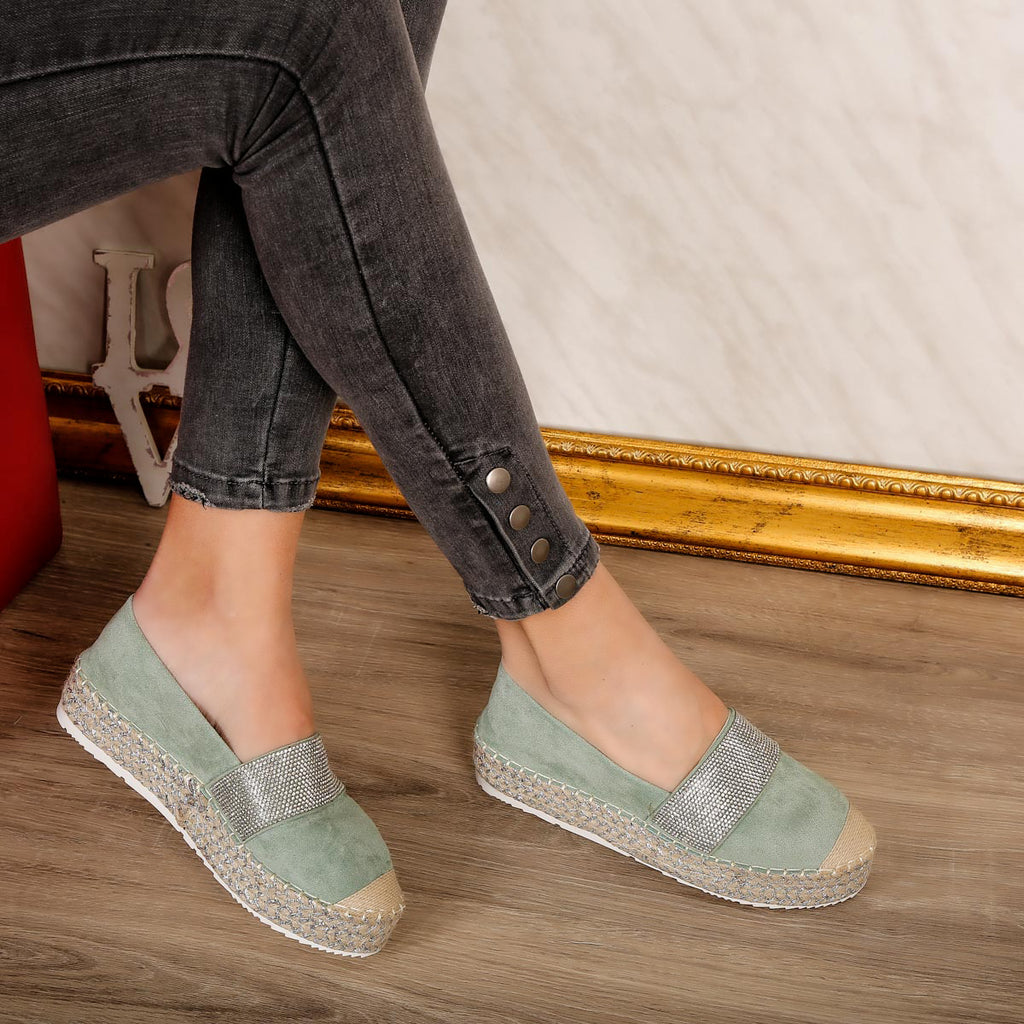 Espadrile dama Bett - Green