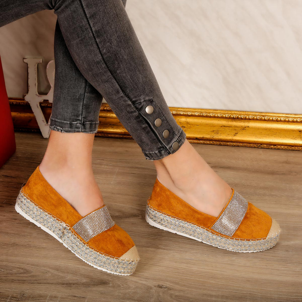 Espadrile dama Bett - Camel